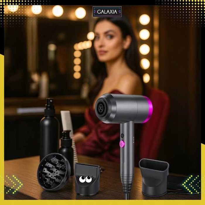 Profesjonalna Suszarka Do Włosów 1800W Jonizacja 3 Końcówki NOWA