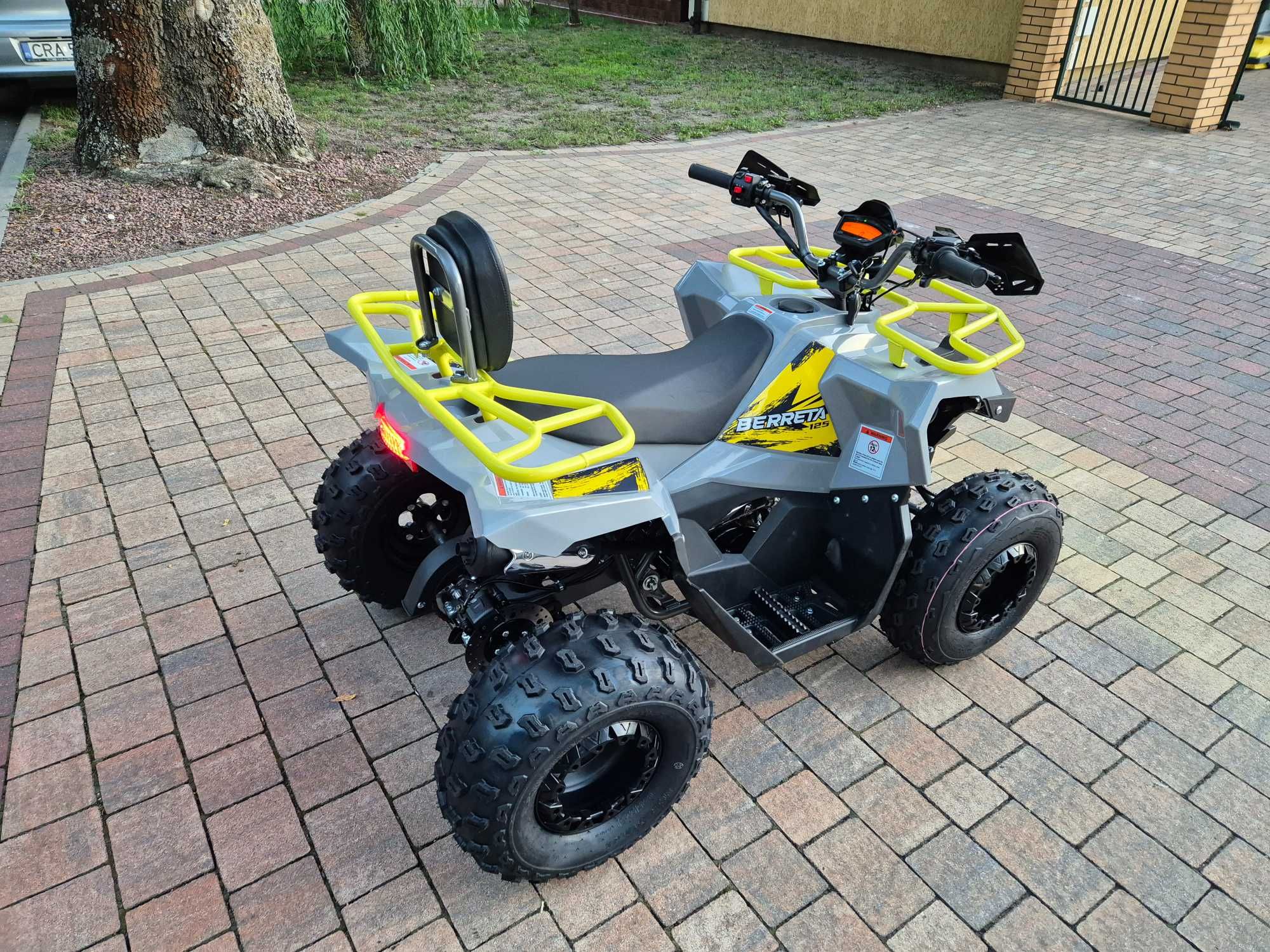 Nowy QUAD ATV MIKILON BERRETA 125 cc LED alarm półautomat FV 23% raty