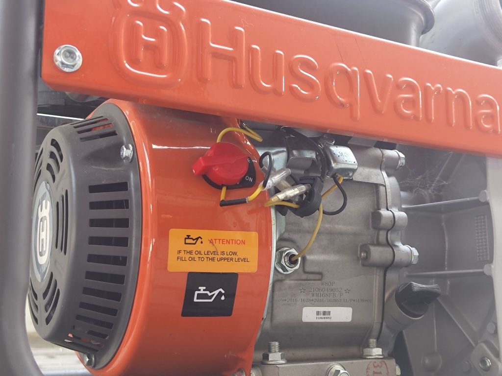 POMPA SPALINOWA jak nowa HUSQVARNA W80P z osprzętem z wężami i filtrem