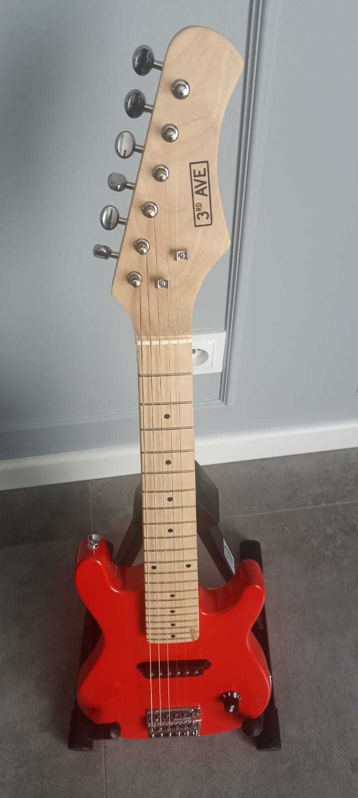 Gitara elektryczna dla dzieci, w rozmiarze 1/4, 5-watowy wzmacniacz