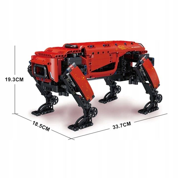 Klocki Konstrukcyjne Na pilota Zdalnie Sterowany Pies Robot