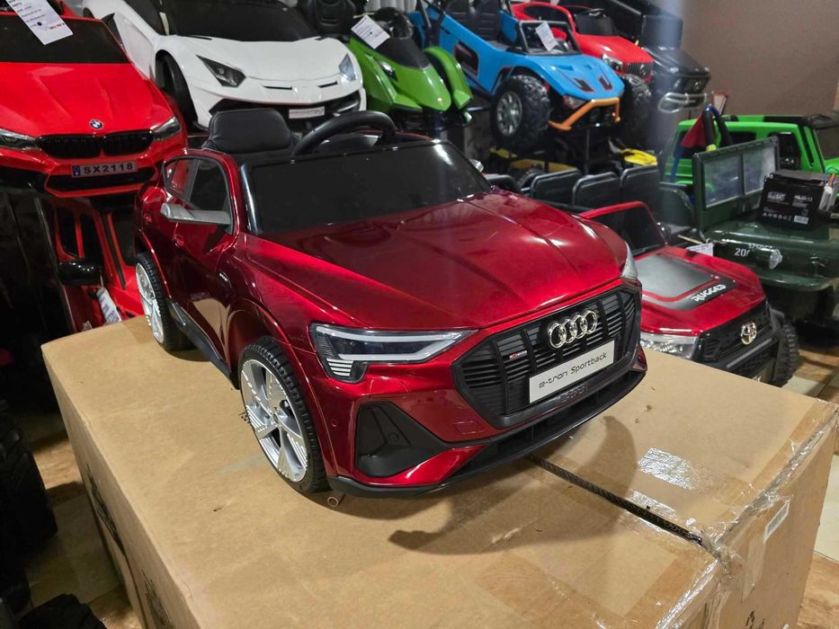 AUDI E-TRON 12V 9Ah dla dzieci LAKIEROWANY samochodzik na akumulator