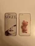 ZESTAW 2 Etui do Apple iPhone 8 Plus śmieszne Vogue czarne