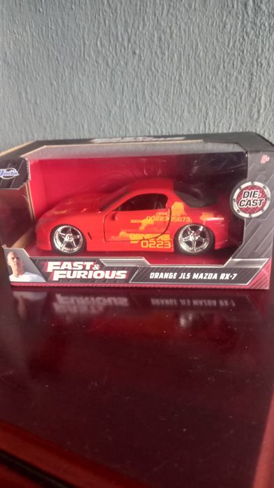 Mazda Rx-7 escala 1:32 fast & furious jada