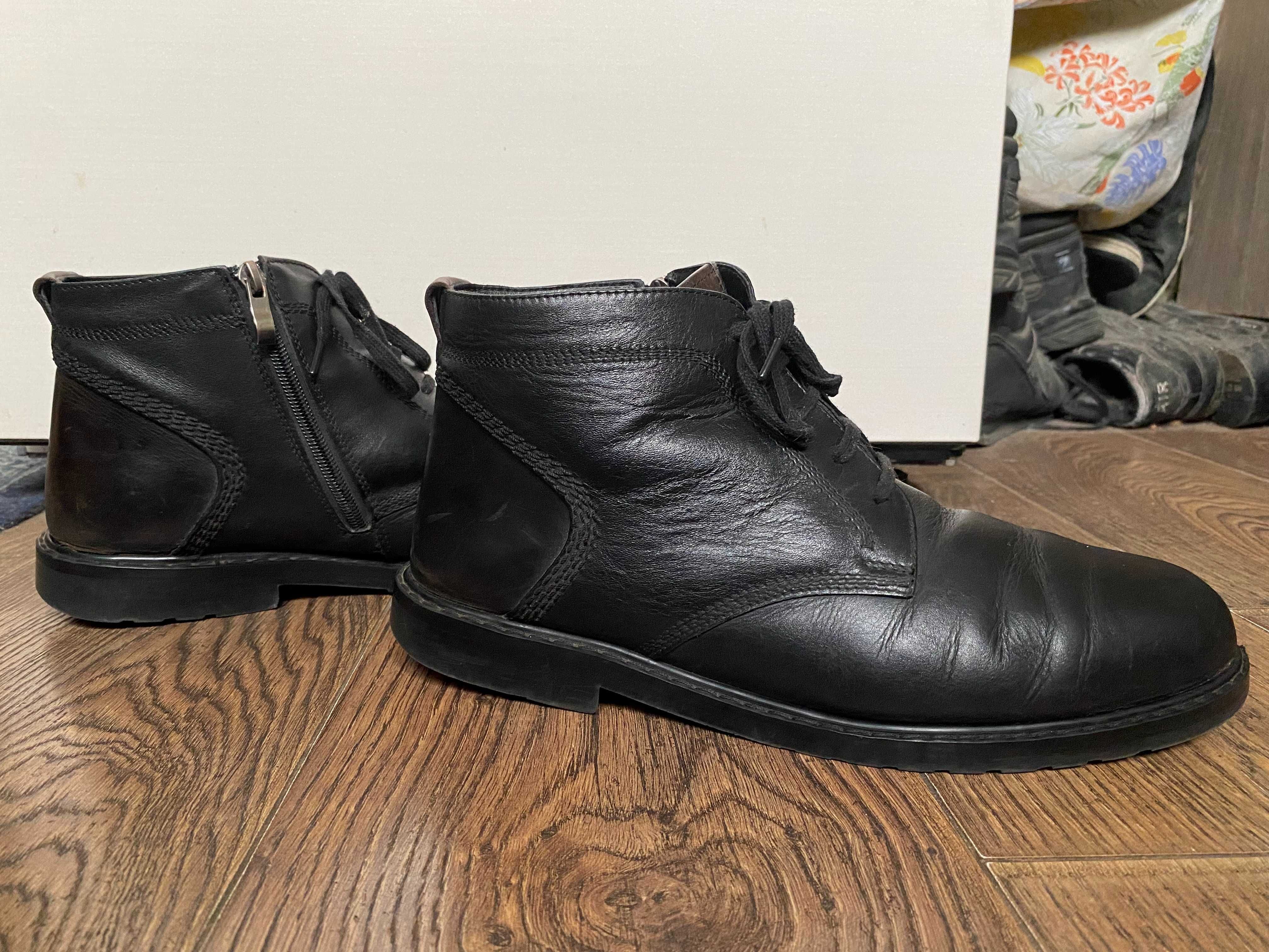 Мужские кожаные ботинки черевики 43-44 28см