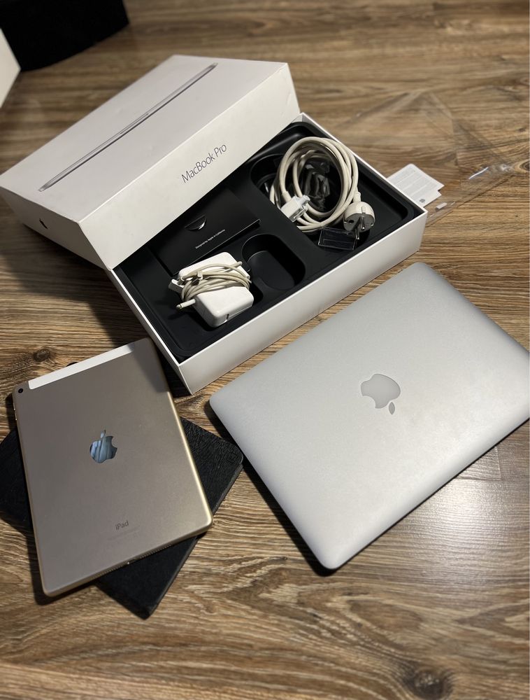 Sprzedam komplet MacBook 13 retina oraz iPad Air 2 Gold 64GB