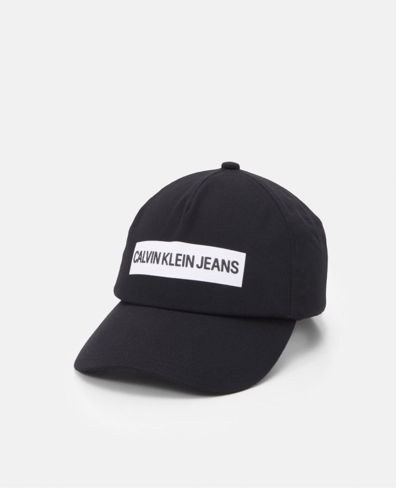 Czapka z daszkiem czarna calvin klein unisex