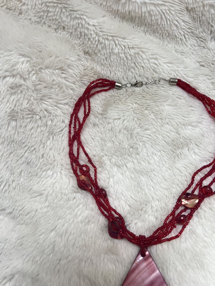 Naszyjnik masa perłowa boho etno muszla seashell etniczny bohemian 26
