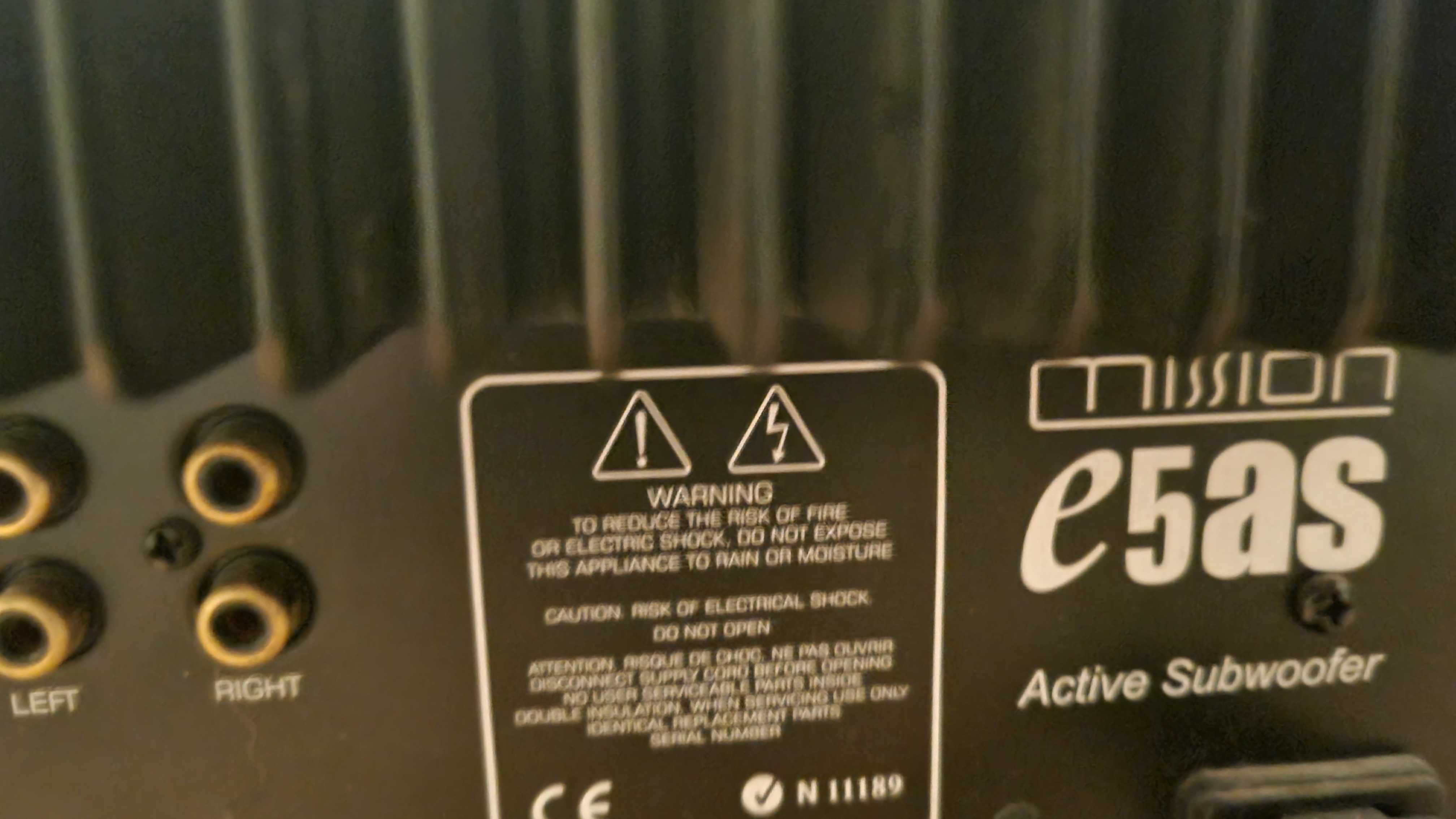 subwoofer mission e5as w świetnej cenie