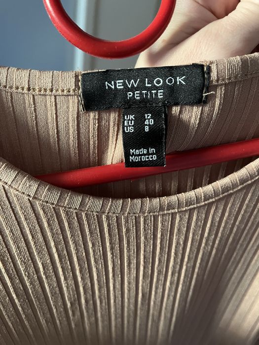 Сукня в рубчик платье миди