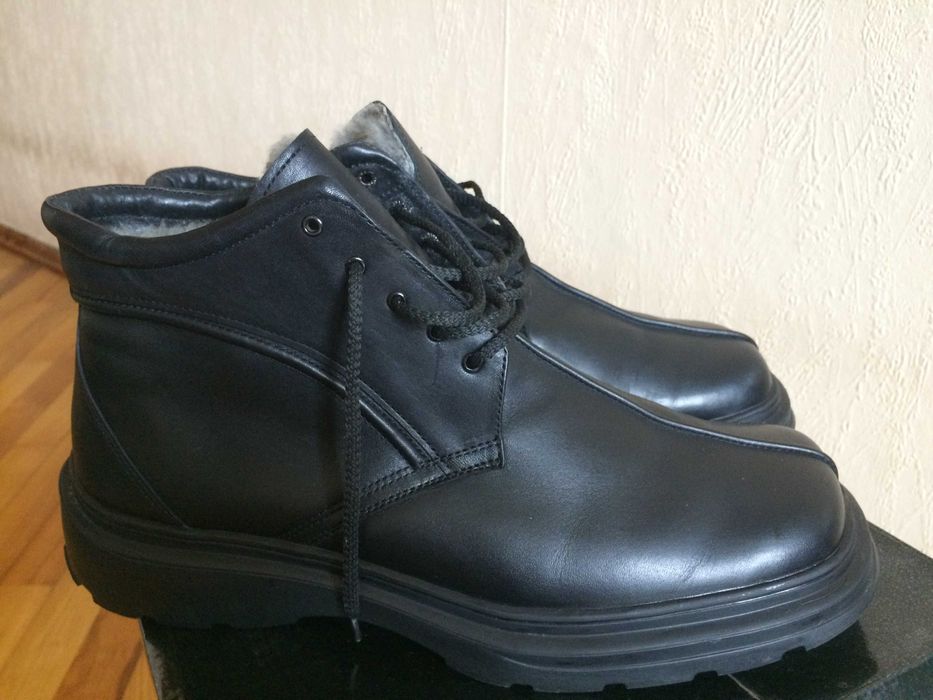 черевики чоловічі зимові шкіряні р.45