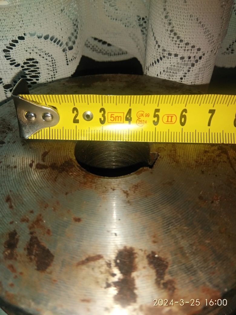 Шків діаметр 120 мм на три ременя