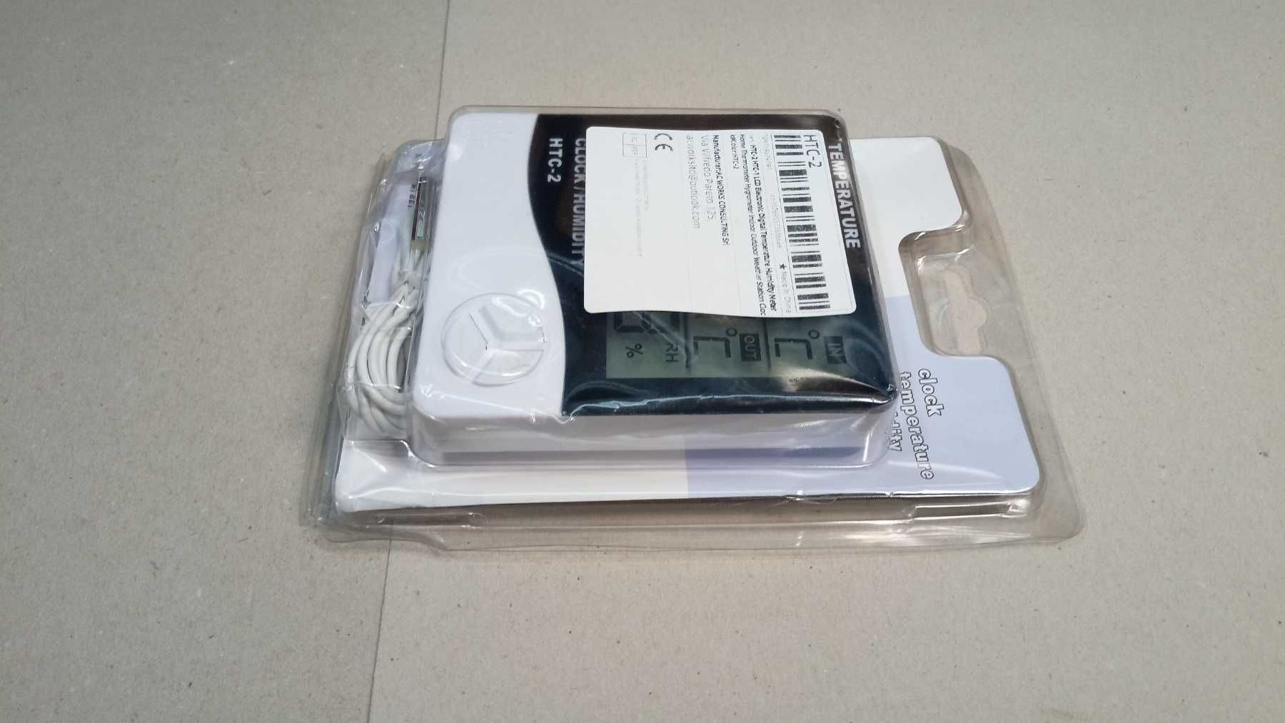 Цифрова метеостанція з годинником HTC-2.