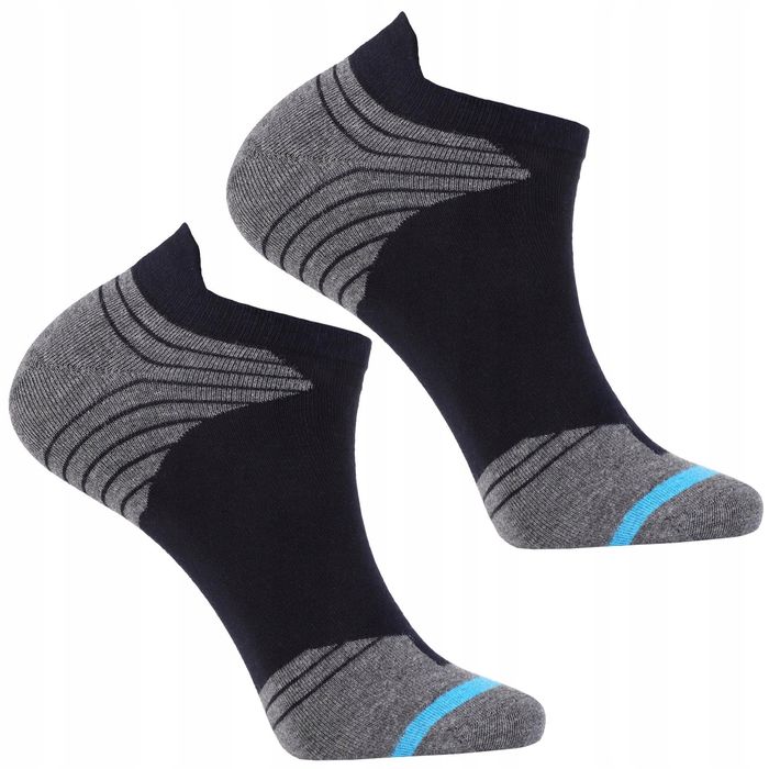 Stopki Skarpetki Męskie Bawełna Zapiętka Sportowe Moraj 3-Pary 39-42