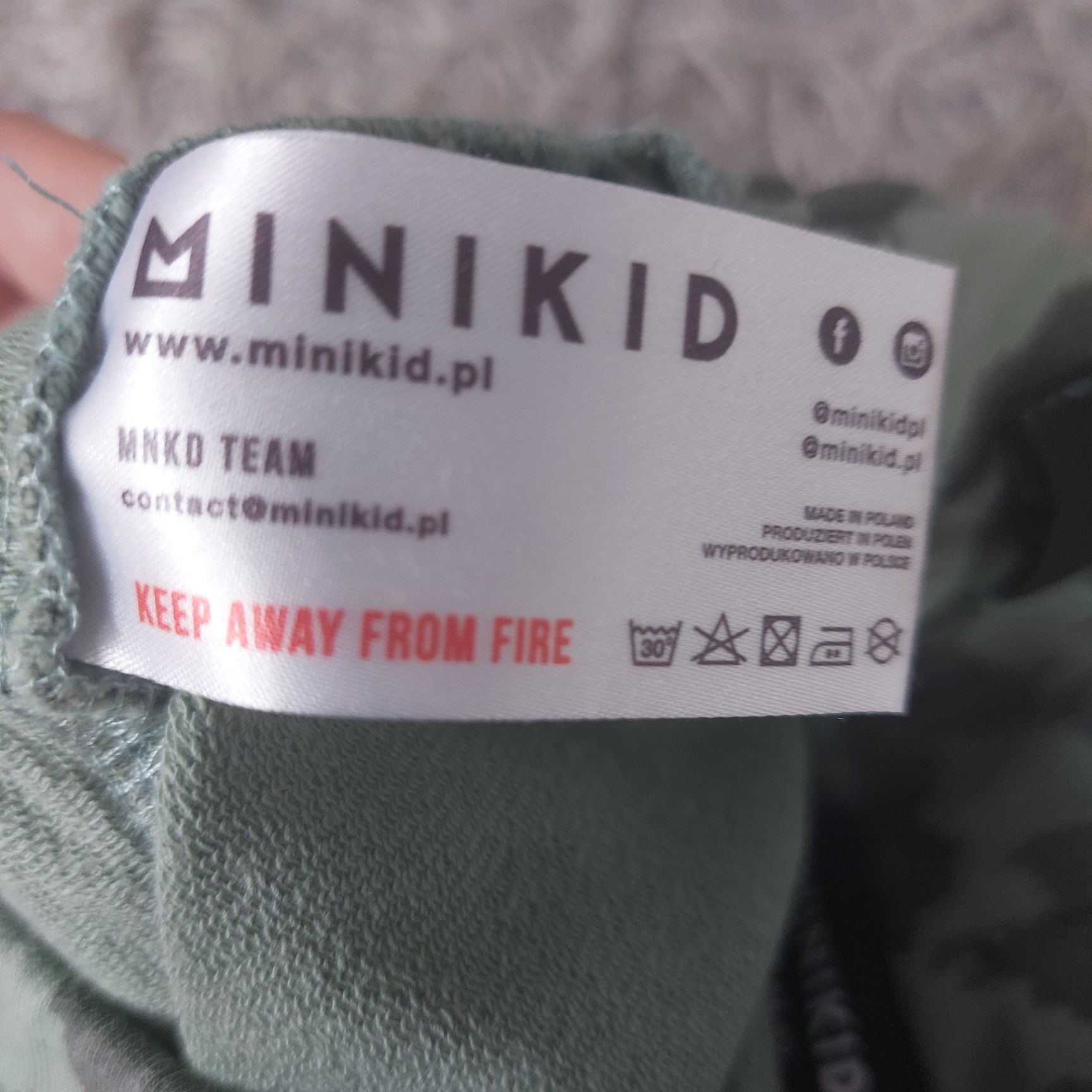 Komplet Minikid bluza plus legginsy 86/92 dziewczynka