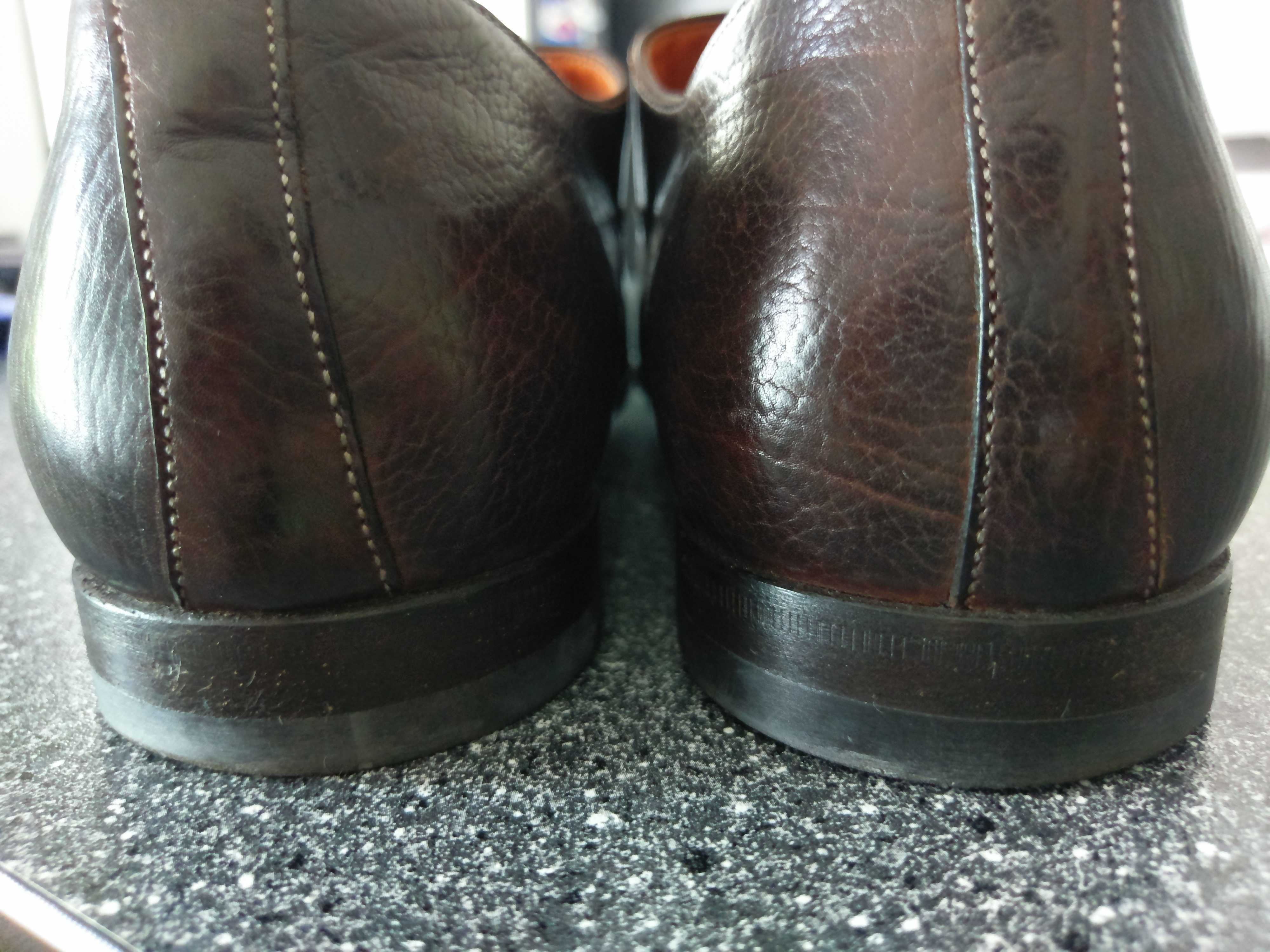 Элитные мужские туфли Andrea SANTONI (oxford/оксфорд)