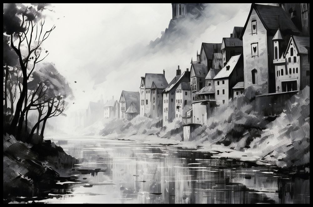 Plakat 91,5x60cm Mglisty Refleks