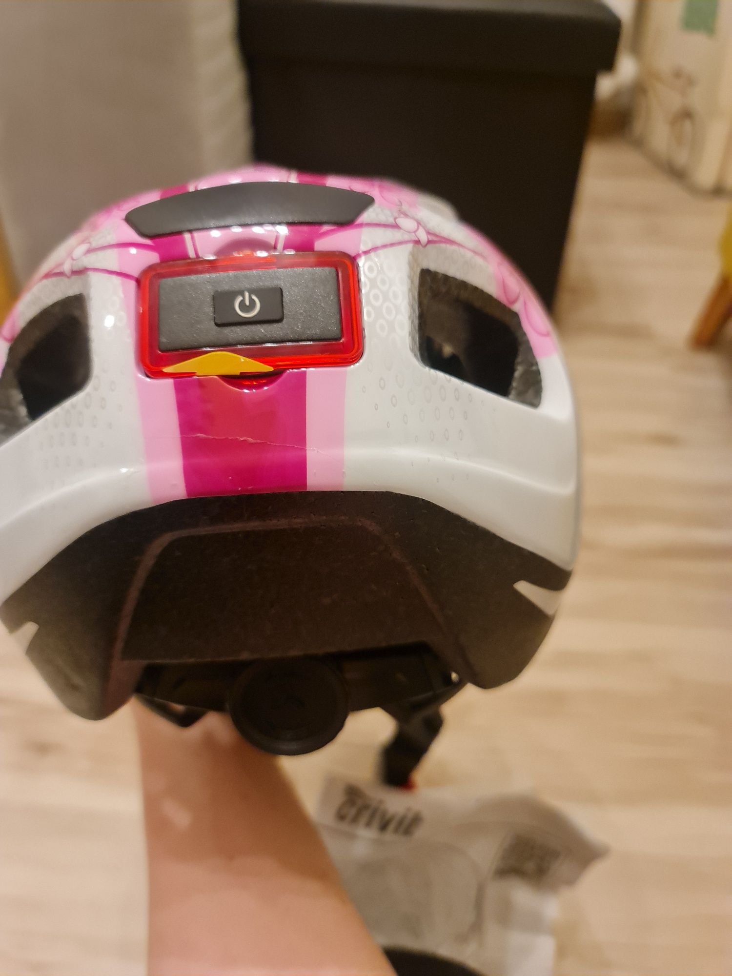 Kask na rower dla dziewczynki