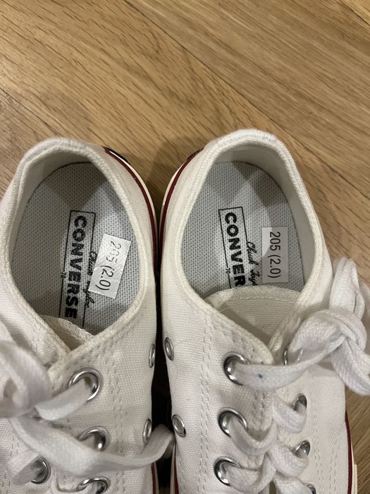 Converse białe 33,5 nowe. Dlugosc wkladki 23,5 cm