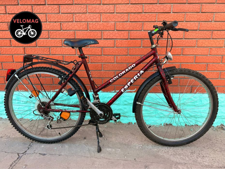Велосипед Esperia Колёса 26 из Европы Городской открытая рама Shimano