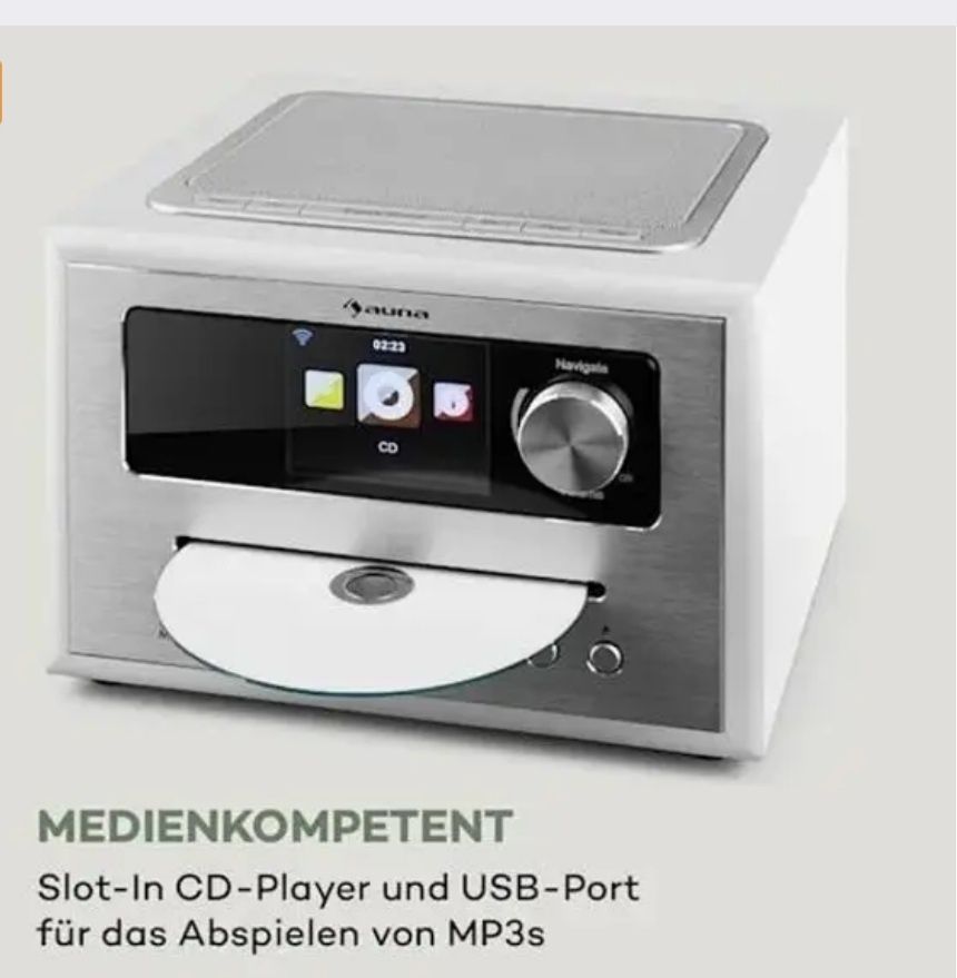 Интернет-радио Auna Silver Star CD Cube Radio