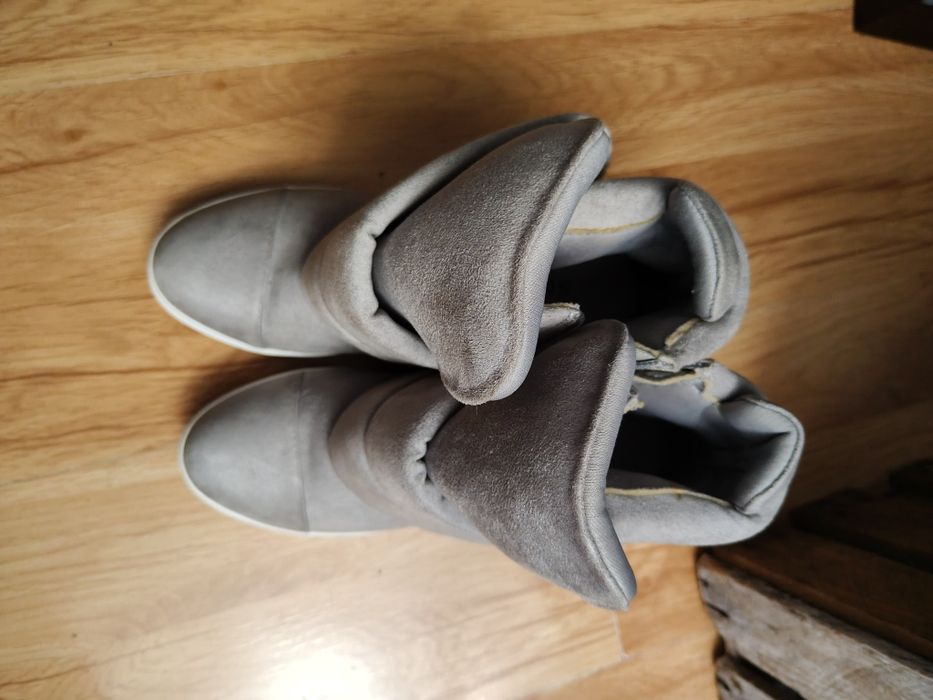 Botki trampki na koturnie 38