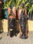 Vendo 2 máscaras em madeira!