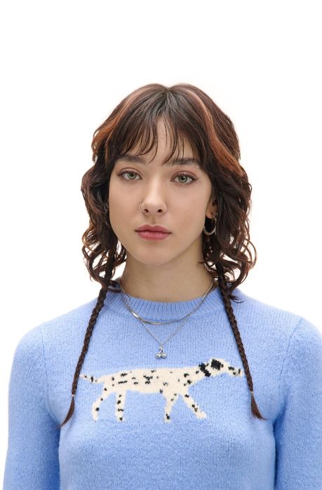 Cropp Sweterek Damski! Błękit! Dalmatyńczyk! Akryl! Cropp! Roz. S!