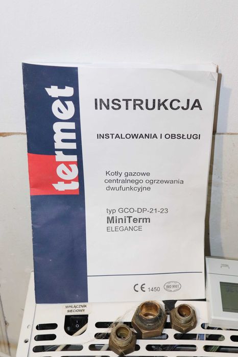 kocioł dwufunkcyjny gazowy centralnego ogrzewania  GCO-DP-21-23