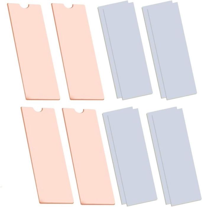 Zestaw 4 radiatorów miedzianych easy cargo do ssd do laptopa