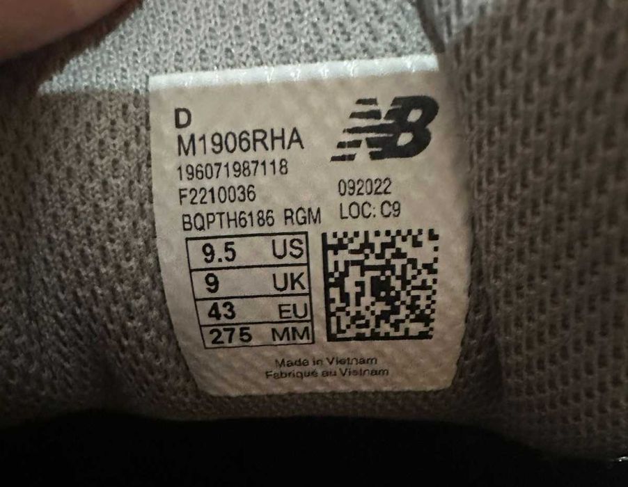 Кросівки New Balance 1906R Grey Black