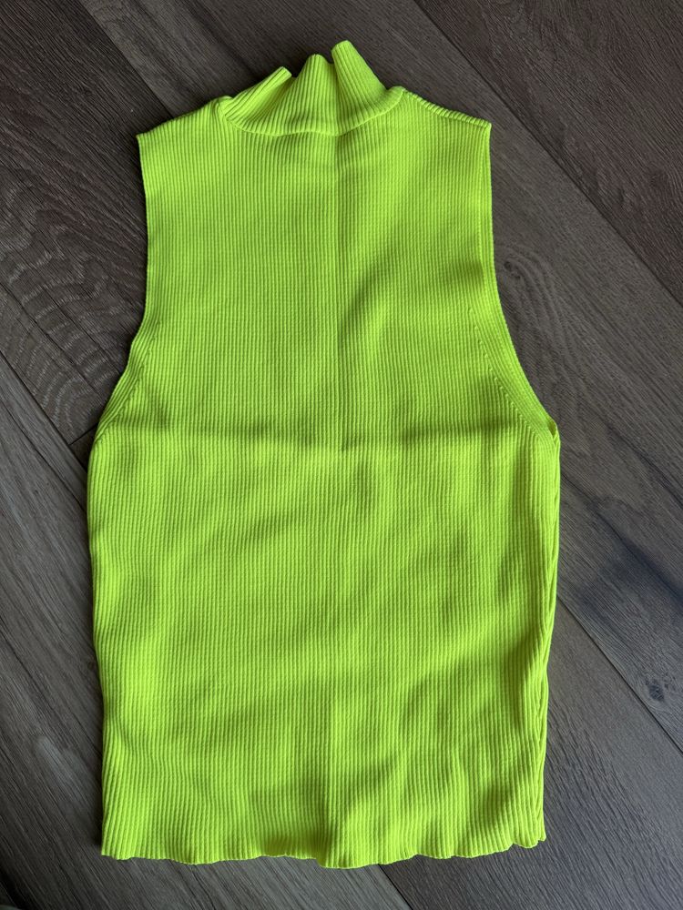 ZARA neonowa bluzka S