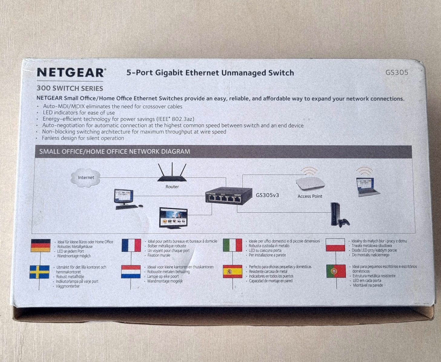 Комутатор Netgear GS305