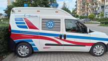 Fiat Doblo XL  Fiat Doblo XL Ambulans sanitarny specjalny zadbany DVD i TV