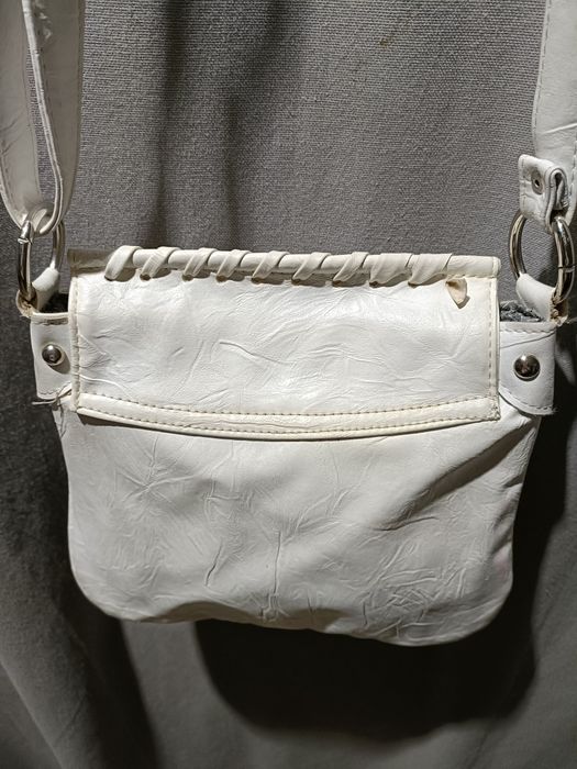 Torebka listonoszka biała Prada Milano