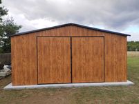garaż drewnopodobny 5x5, (5x6,6x6,4x6,8x6), złoty dąb,producent garaźy