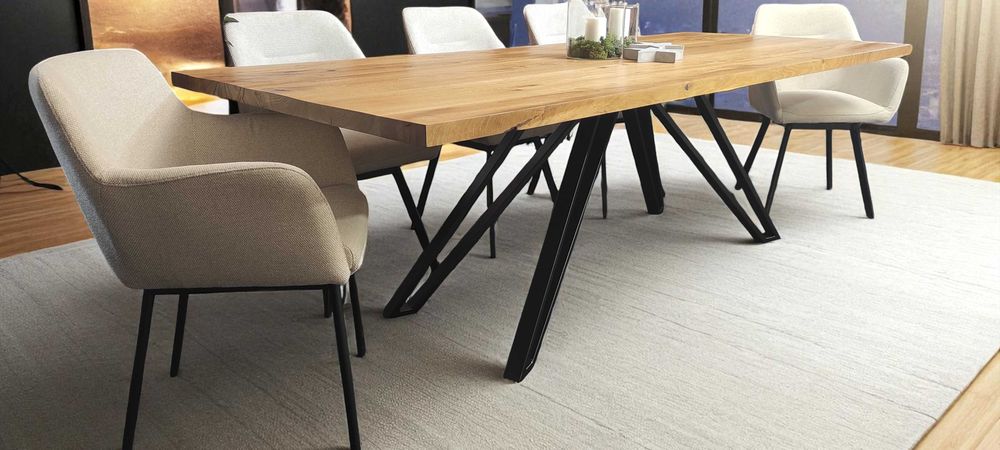 stół dębowy lity dąb premium producent dostępny od ręki 240x100 cm