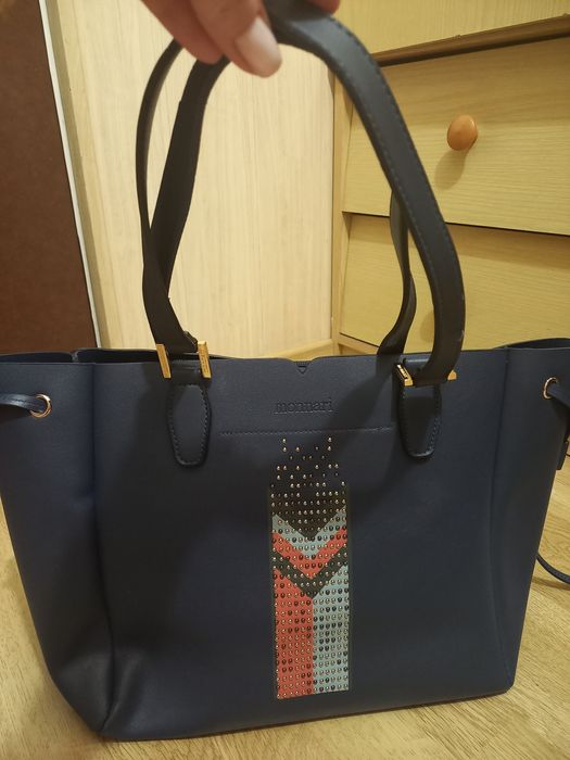 Torebka Monnari granatowa