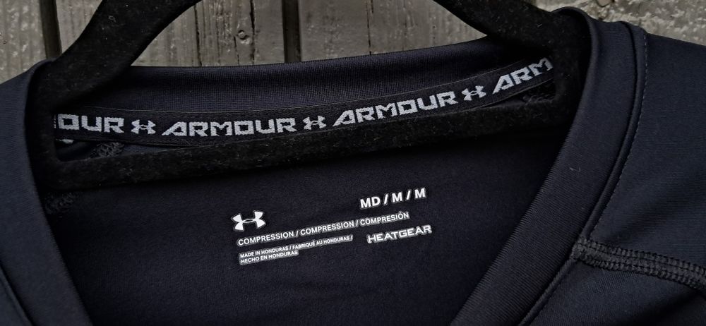 Under Armour koszulka kompresyjna męska M czarna HeatGear