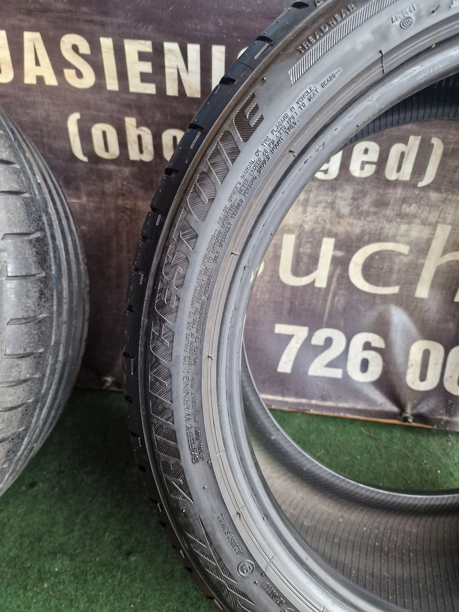 Opony letnie 255/40/18 Bridgestone Ranflat Para 6.4mm