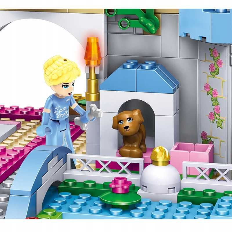 646el Nowe Klocki WYMARZONY ZAMEK KOPCIUSZKA Disney jak LEGO 41055