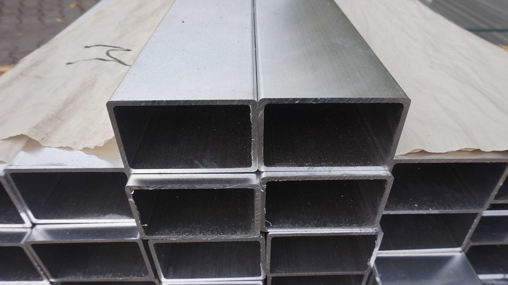Profil aluminiowy, aluminium 80x50x3 gat. 6060/PA38