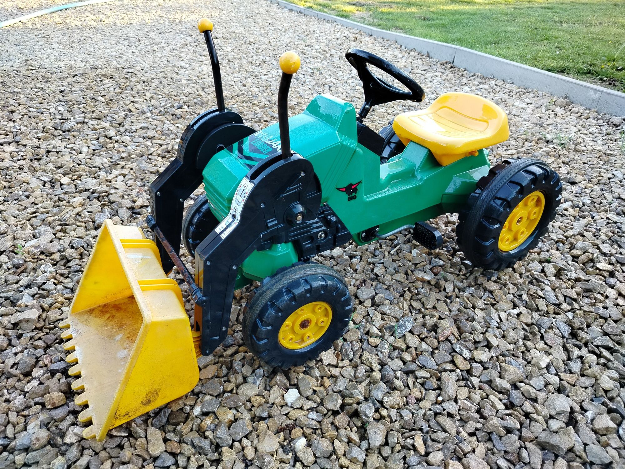 Traktorek na pedały z łychą ciągnik traktor koparka tur Big Jake