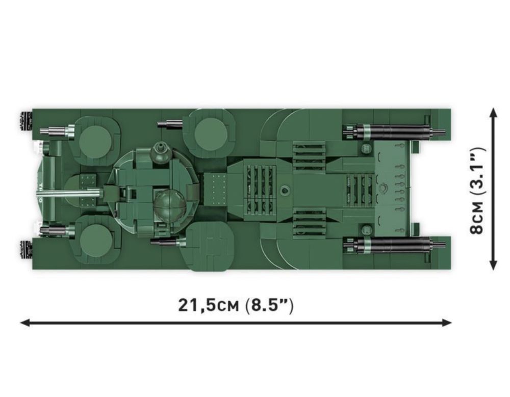 Klocki cobi 2990 czołg Vickers A1E1 lndependent