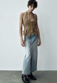 Zara джинсовая юбка