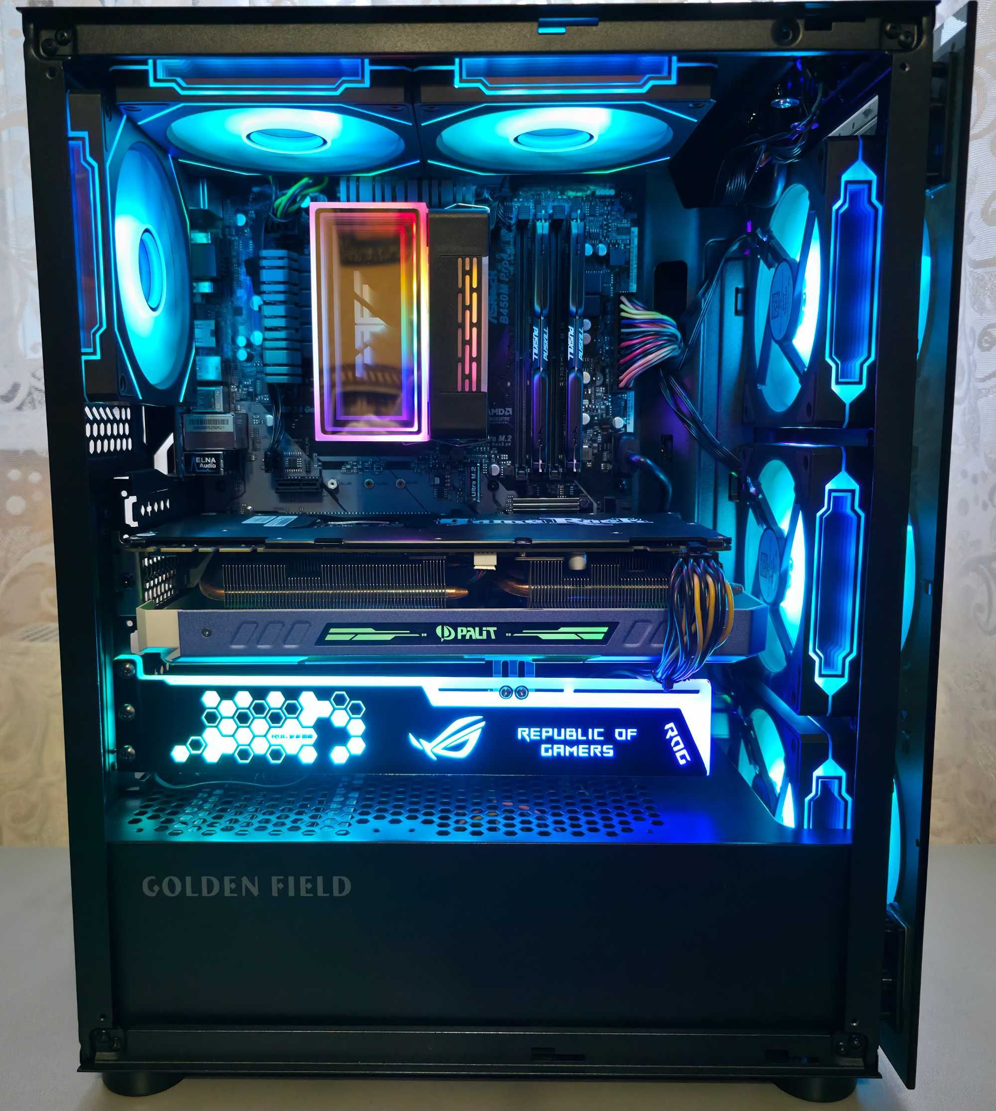 Ігровий комп'ютер AMD Ryzen 5 3600/B450M/GTX1070/32Gb/512Gb SATA 6