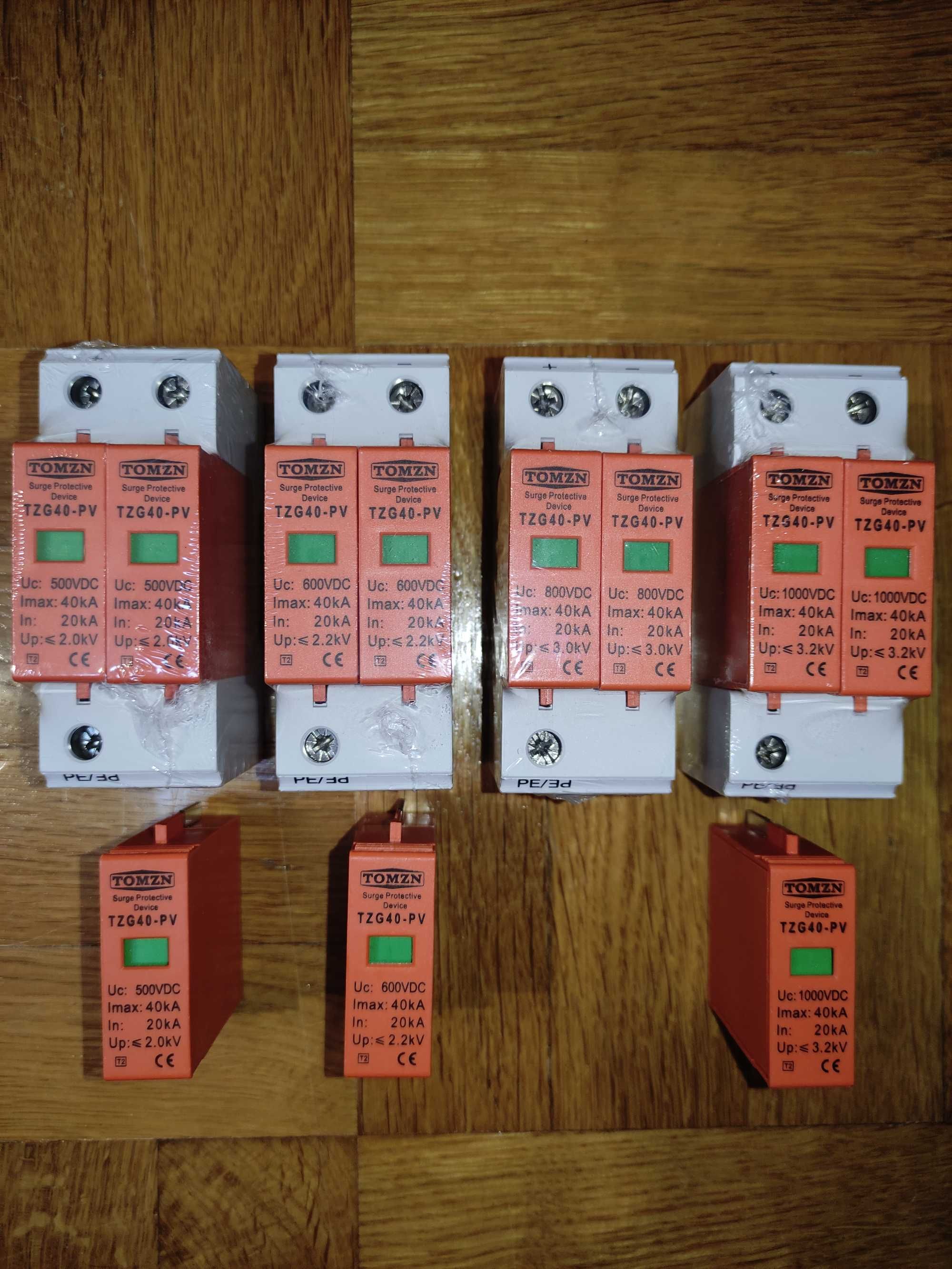 Автомат DC-Tomzn 1Р, 2P 16А,20А, 25А, 32А,40А,63A, 125А,УЗИП Держатель