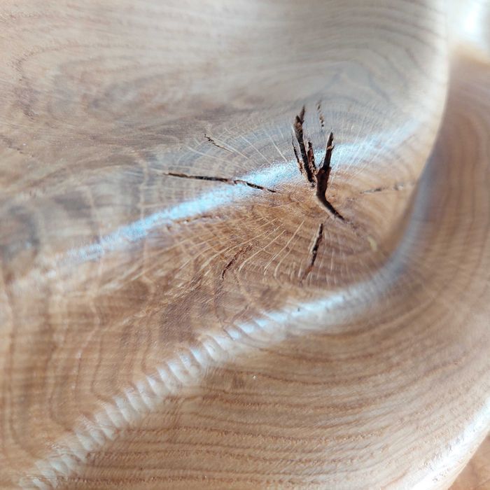 Panel ścienny – fale, 3D, olejowana dekoracja ścienna