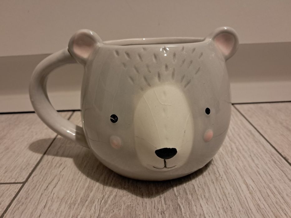 Kubek szary misiu