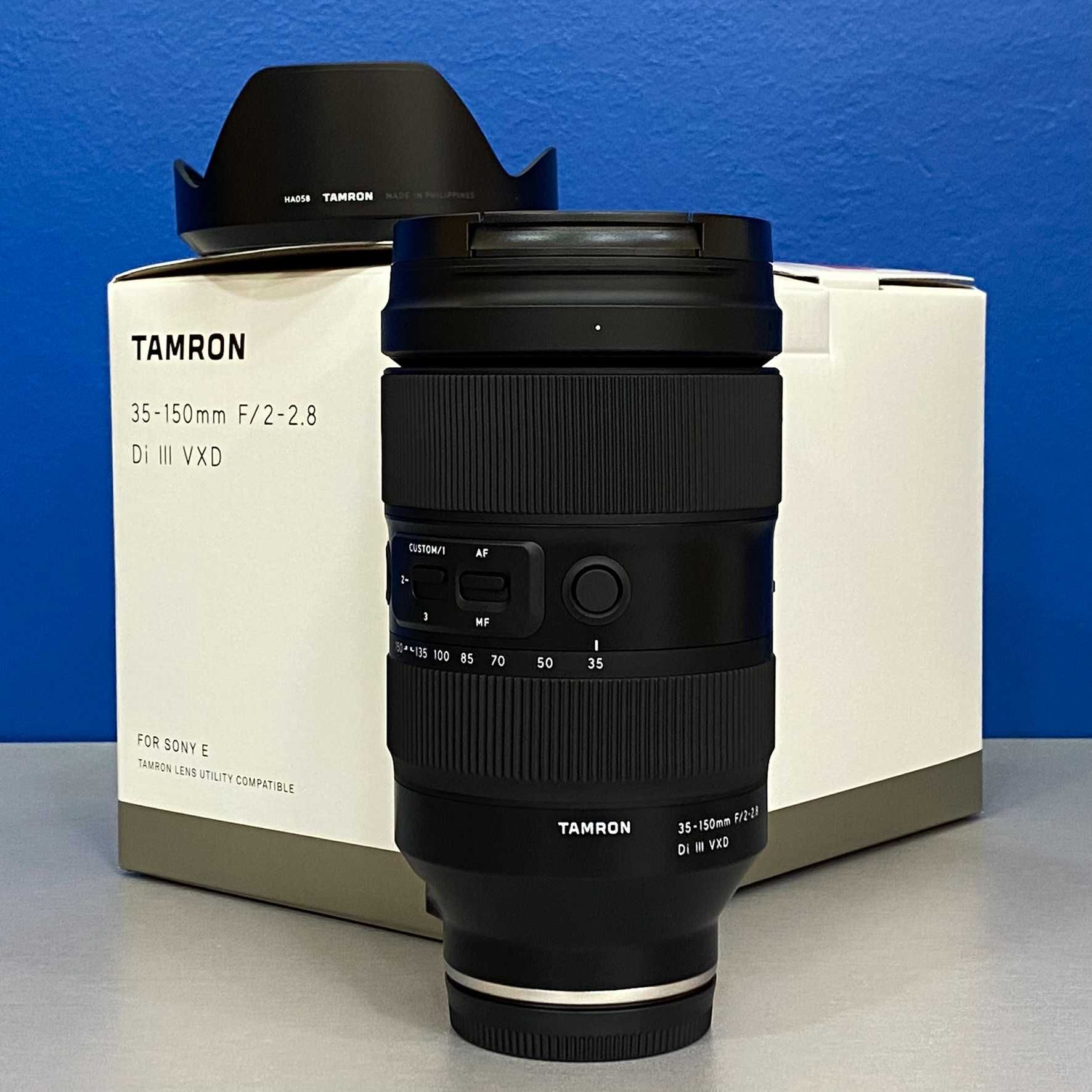 Tamron 35-150mm f/2-2.8 Di III VXD (Sony FE) -NOVA- 3 ANOS DE GARANTIA